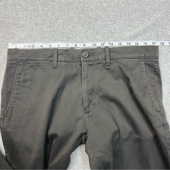 J Crew Pants Mens 32x34 Gray 484 Slim Chinos Stretch Twill Canvas Preppy - Picture 6 of 9